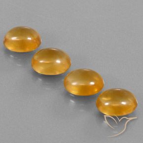 11.46ctw Natürlicher Orange-Gold Citrin, Oval, Transparent