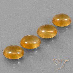 11.46 ct natürliche Orange-Gold Citrin-Edelsteine, Oval, Transparent