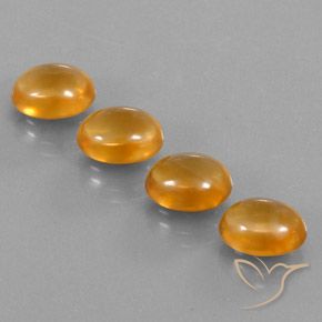 11,94 ct natürliche goldener Citrin-Edelsteine, Oval Schliff, Transparent