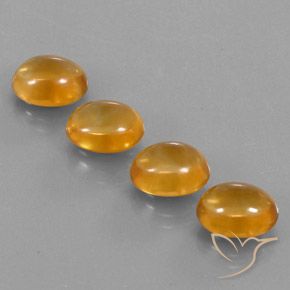 11.47ctw Natürlicher Tiefes Orange-Gold Citrin, Oval, Transparent