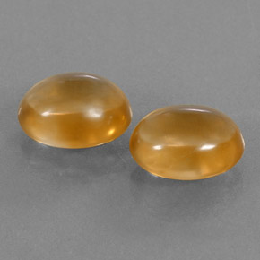 5.44 ct natürliche Golden Citrin-Edelsteine, Oval Schliff, Transparent