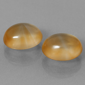 5,96 ct natürliche goldener Citrin-Edelsteine, Oval Schliff, Transparent