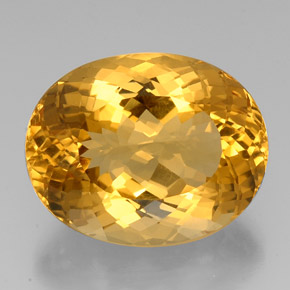 37,07 ctw natürlicher Gold Citrin, Oval Schliff, VVS