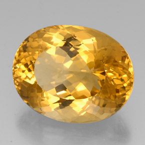 37,07 ctw natürlicher Gold Citrin, Oval Schliff, VVS
