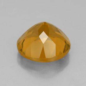 5,93 ctw natürlicher Gold Citrin, Rundschliff, VVS