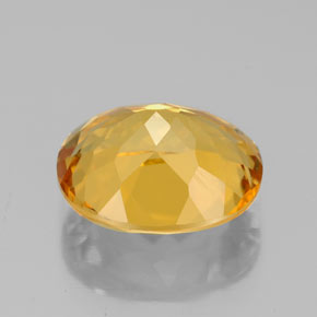 3,08 ctw natürlicher gelber Citrin, Oval Schliff, VS