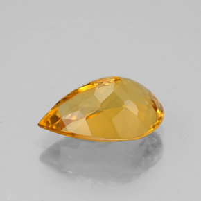 2,55 ctw natürlicher Gold Citrin, Birnenform, VVS-VS