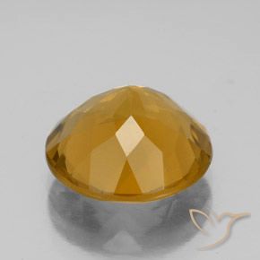 9,17 ctw natürlicher Medium-Light Orange-Gold  Citrin, Runden, VVS-VS