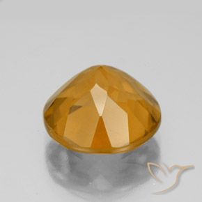 9,17 ctw natürlicher Tiefes Orange-Gold Citrin, Runden, VS