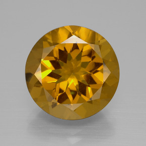 8,56 ctw natürlicher goldener Citrin, Rundschliff, VS