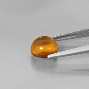 9,17 ctw natürlicher Gelb Orange Citrin, Rund Schliff, Transparent