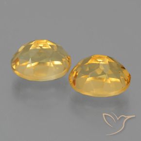 4.49 ct natürliche Helles Gold Citrin-Edelsteine, Oval, VVS-VS
