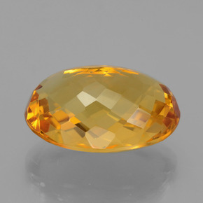 18,14 ctw natürlicher Gold Citrin, Oval Schliff, VVS