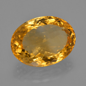 17,29 ctw natürlicher goldener Citrin, Oval Schliff, VVS