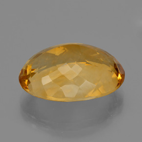 17,29 ctw natürlicher goldener Citrin, Oval Schliff, VVS