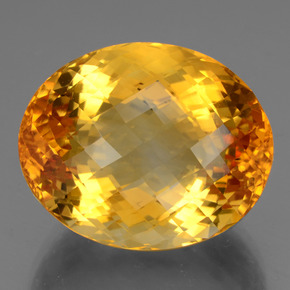 47,50 ctw natürlicher Gold Citrin, Oval Schliff, VVS