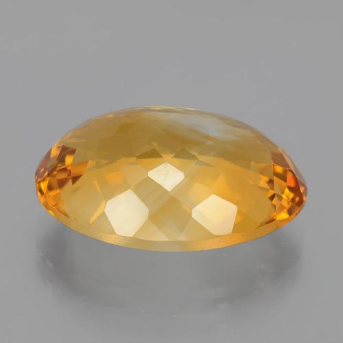 13,42 ctw natürlicher goldener Citrin, Oval Schliff, VVS