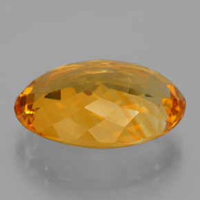 14,86 ctw natürlicher goldener Citrin, Oval Schliff, VVS