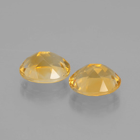 3,60 ct natürliche goldener Citrin-Edelsteine, Oval Schliff, VVS-VS