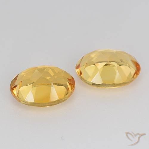 3.49 ct natürliche Mittleres Gold Citrin-Edelsteine, Oval, VVS-VS