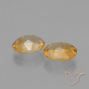 3.58 ct natürliche Golden Citrin-Edelsteine, Oval Schliff, VVS