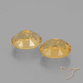 3,82 ct natürliche goldener Citrin-Edelsteine, Oval Schliff, VVS-VS