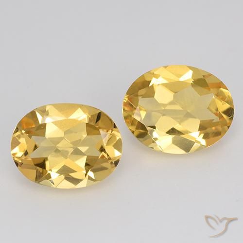 3.18ctw Natürlicher Mittleres Gold Citrin, Oval, VVS-VS