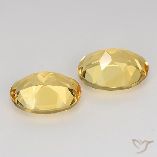 3.18 ct natürliche Mittleres Gold Citrin-Edelsteine, Oval, VVS-VS
