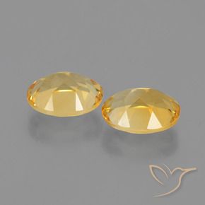 3.40 ct natürliche Mittleres Gold Citrin-Edelsteine, Oval, VVS-VS