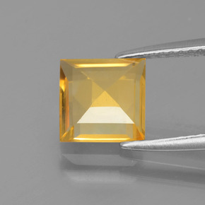 1,77 ctw natürlicher Gold Citrin, Quadrat, VVS-VS