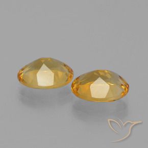 3.20 ct natürliche Tiefes Gold Citrin-Edelsteine, Oval, VVS-VS