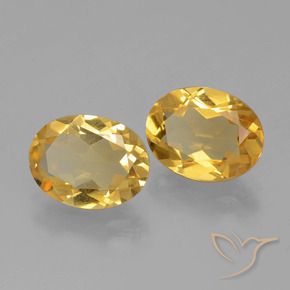 3.22 ct natürliche Golden Citrin-Edelsteine, Oval, VVS-VS