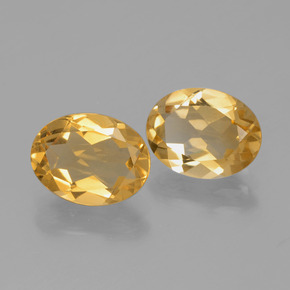 3.12 ct natürliche Golden Citrin-Edelsteine, Oval Schliff, VVS-VS