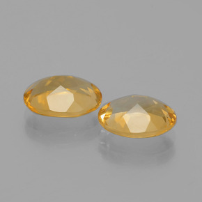 3.12 ct natürliche Golden Citrin-Edelsteine, Oval Schliff, VVS-VS