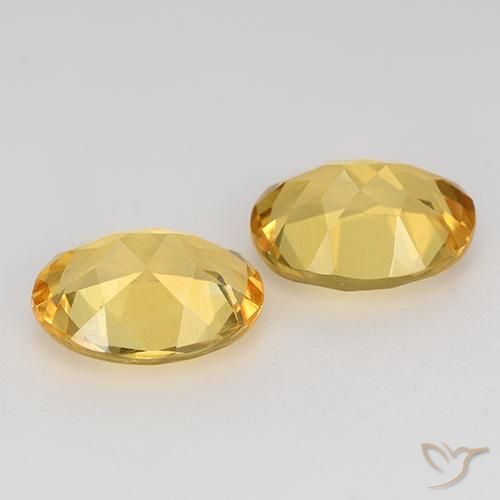 3.07 ct natürliche Mittleres Gold Citrin-Edelsteine, Oval, VVS-VS