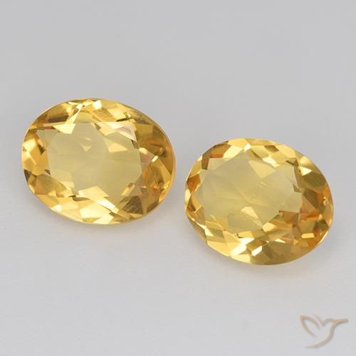 2.81 ct natürliche Mittelgold Citrin-Edelsteine, Oval, VVS-VS