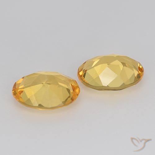2.81 ct natürliche Mittelgold Citrin-Edelsteine, Oval, VVS-VS