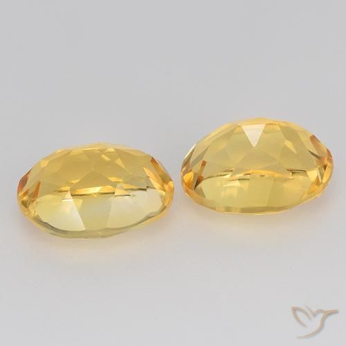 3.87 ct natürliche Mittleres Gold Citrin-Edelsteine, Oval, VS