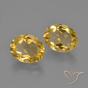 2.80 ct natürliche Golden Citrin-Edelsteine, Oval, VVS-VS
