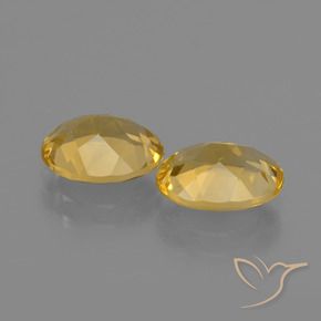 2.80 ct natürliche Golden Citrin-Edelsteine, Oval, VVS-VS