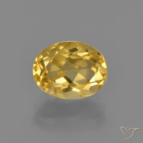 2.03ct Natürlicher Golden Citrin, Oval, VS