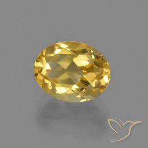 9,17 ctw natürlicher Golden Citrin, Oval, VS