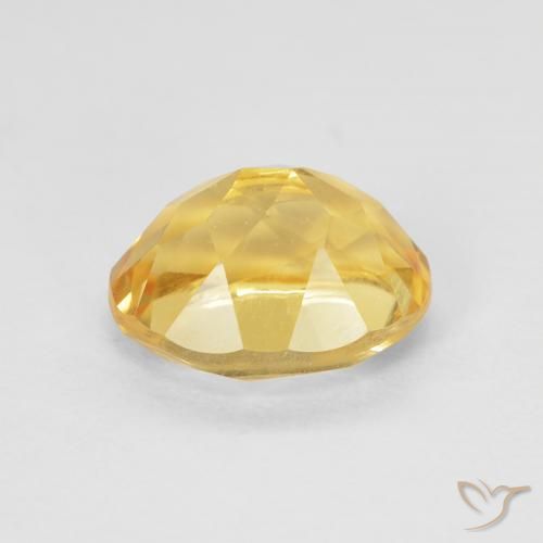 9,17 ctw natürlicher Golden Citrin, Oval, VVS-VS