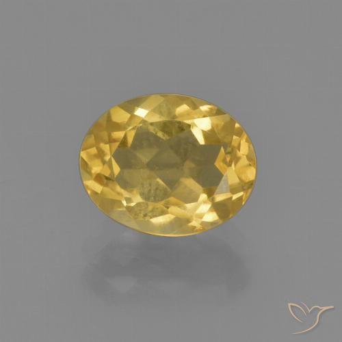 1.89ct Natürlicher gold-orange Citrin, Oval, VVS-VS