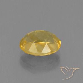 9,17 ctw natürlicher gold-orange Citrin, Oval, VVS-VS