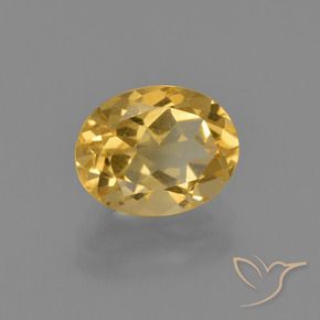 9,17 ctw natürlicher Mittleres Gold Citrin, Oval, VVS-VS