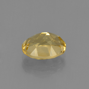 1,72 ctw natürlicher goldener Citrin, Oval Schliff, VS