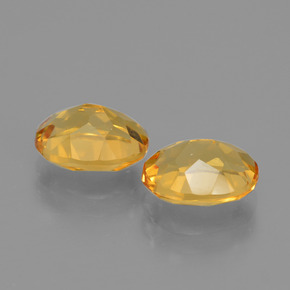 3,36 ct natürliche goldener Citrin-Edelsteine, Oval Schliff, VVS-VS