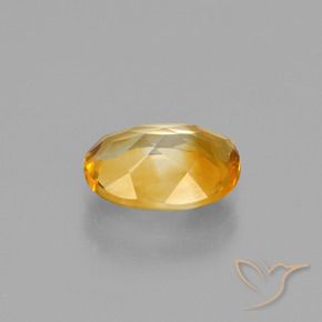 9,17 ctw natürlicher Tiefes Goldorange Citrin, Oval, VS