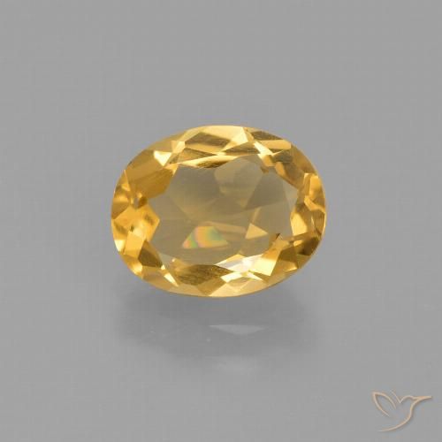 1.45ct Natürlicher Golden Citrin, Oval, VS